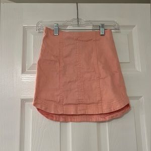 Altar’d State Jean Skirt - Pink